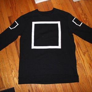 Black with Three White Squares